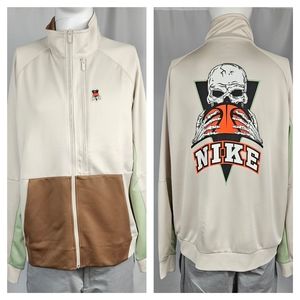 NWT Large Nike N98 Frenzy Jacket  Ivory and Green